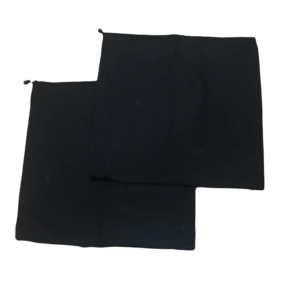 Sunni Sunni Two (2) Black Drawstring Dust bag Garment bags Lightweight Soft